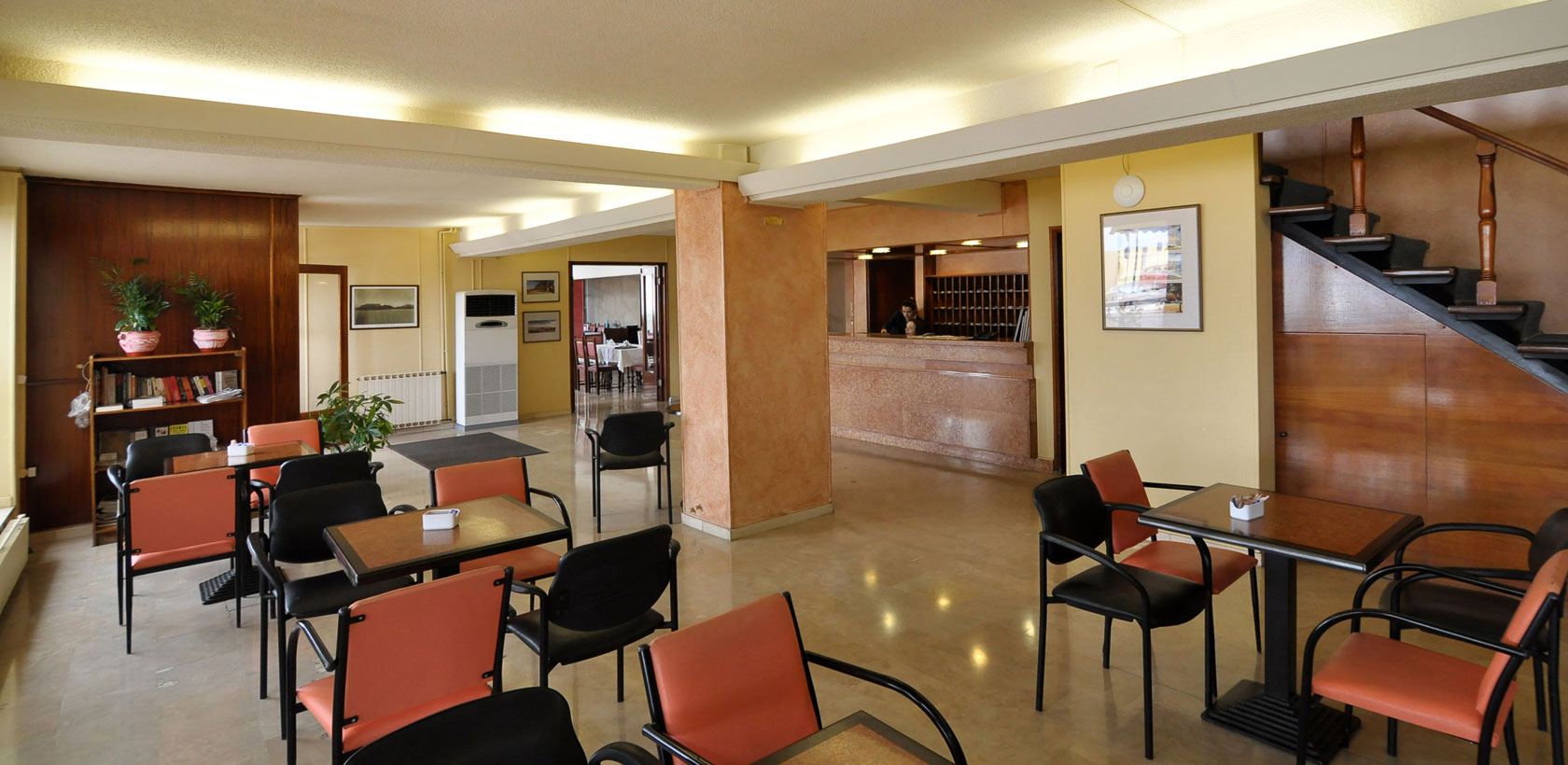 Reception Area of Atlantis Hotel in Corfu Town