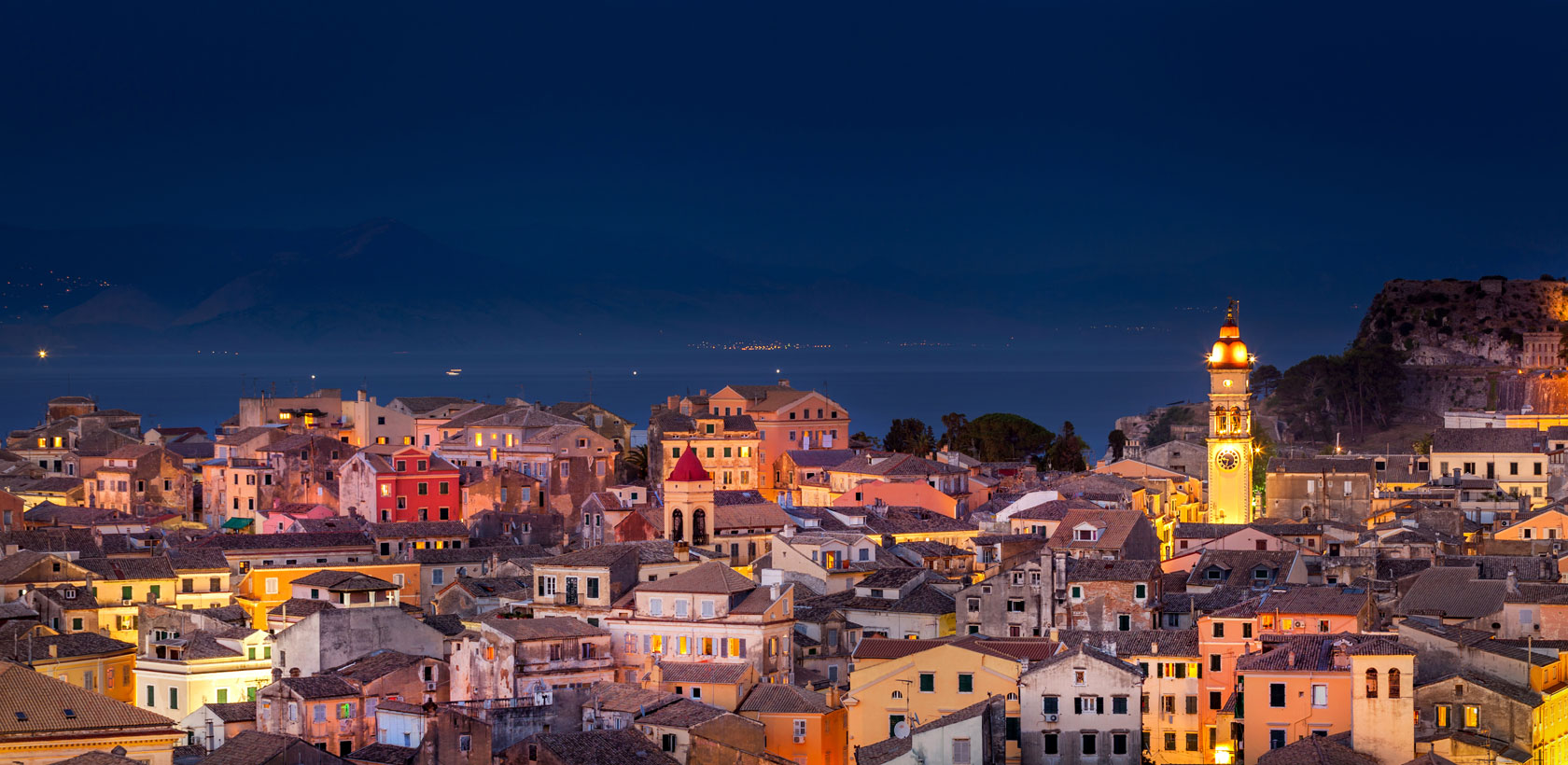 Corfu Town in Corfu Greece